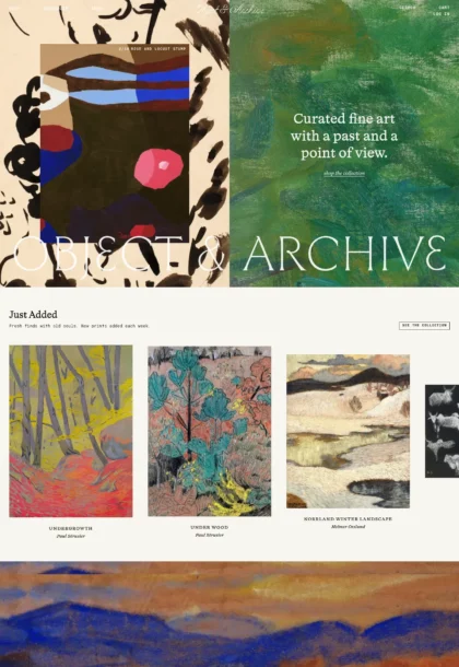 Object & Archive