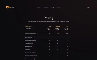 Pricing Page