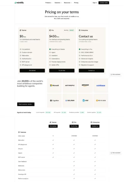 Mintlify Pricing