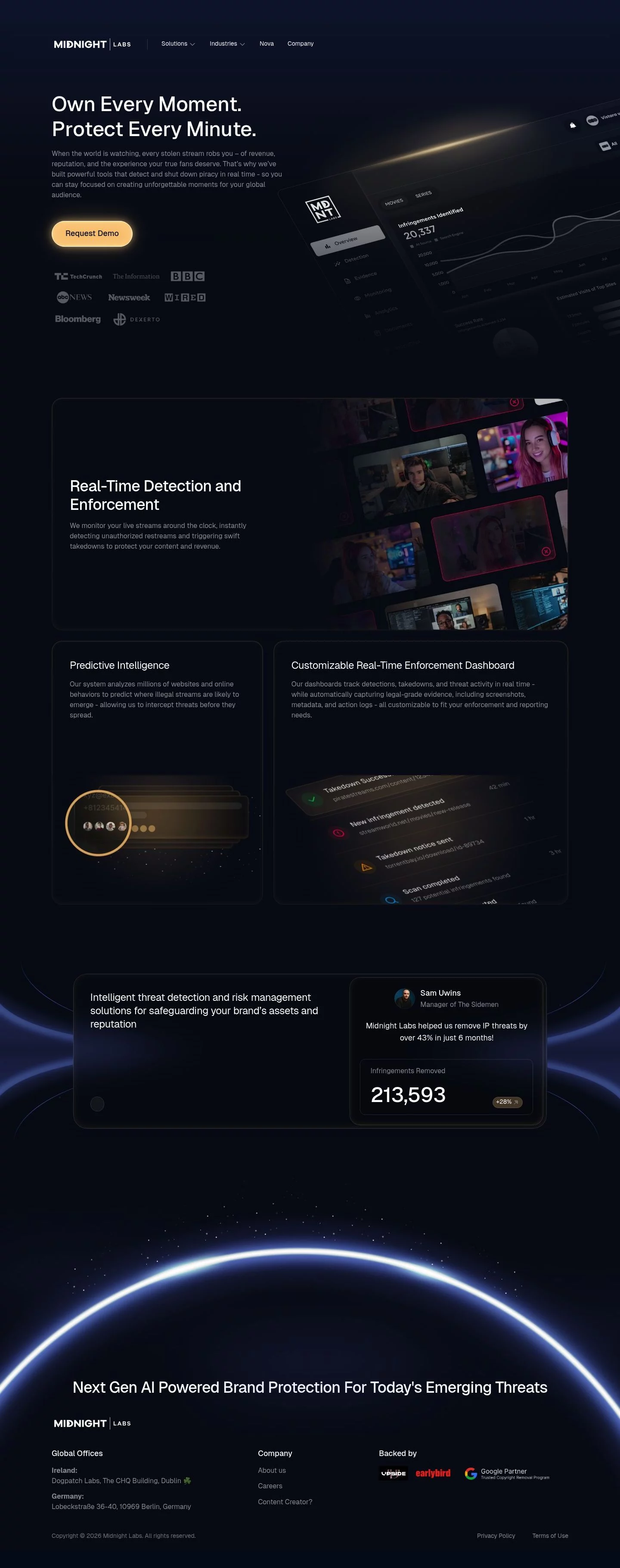 Midnight Labs Features