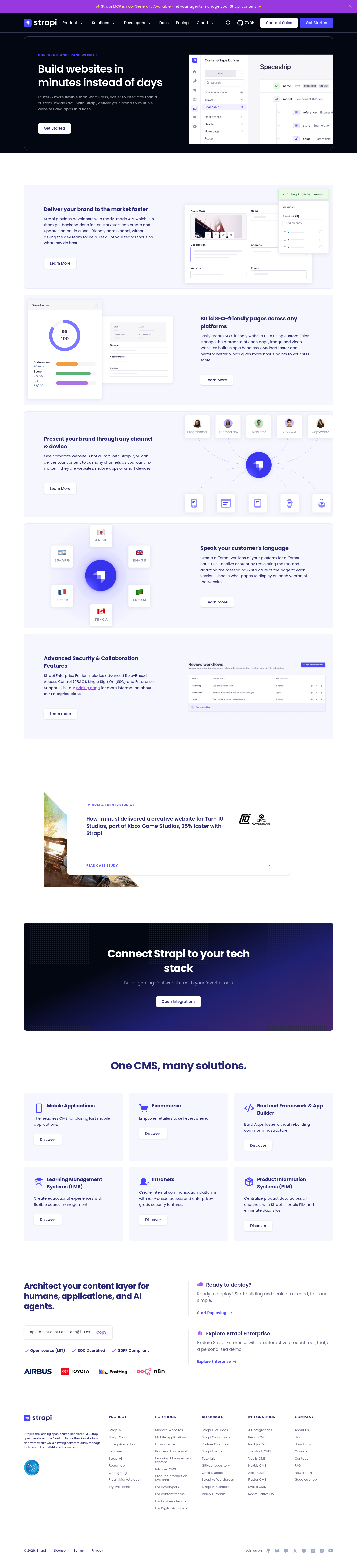 Strapi Features