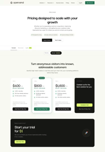 Opensend Pricing