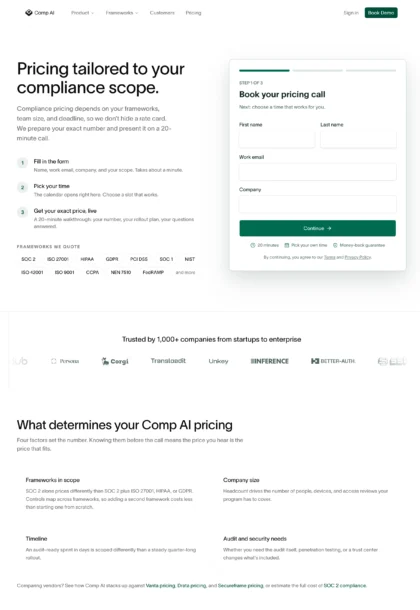 Comp AI Pricing