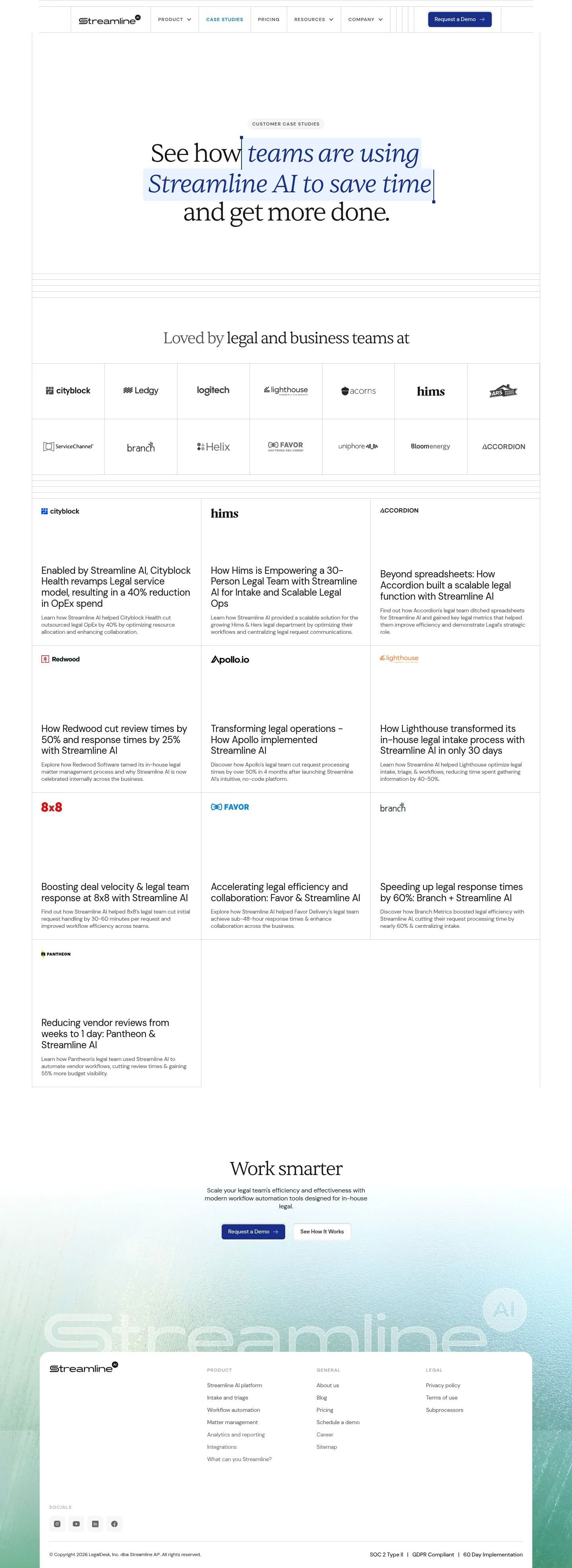 Streamline AI Case Studies