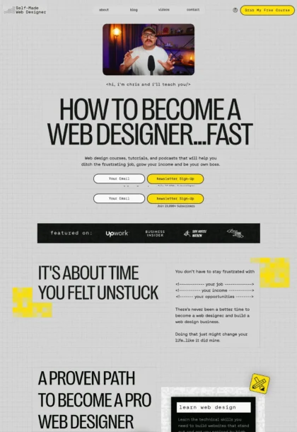 Self-Made Web Designer