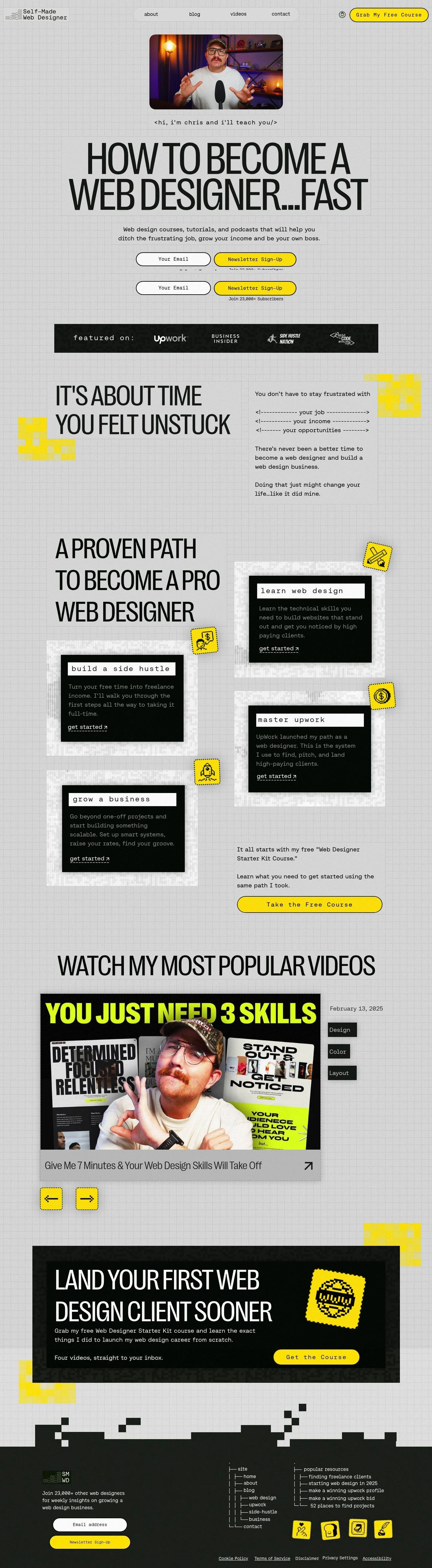 Self-Made Web Designer