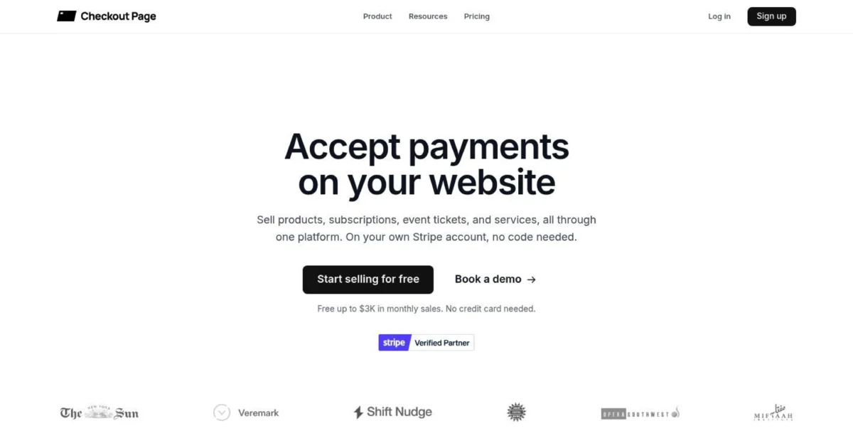 Checkout Page