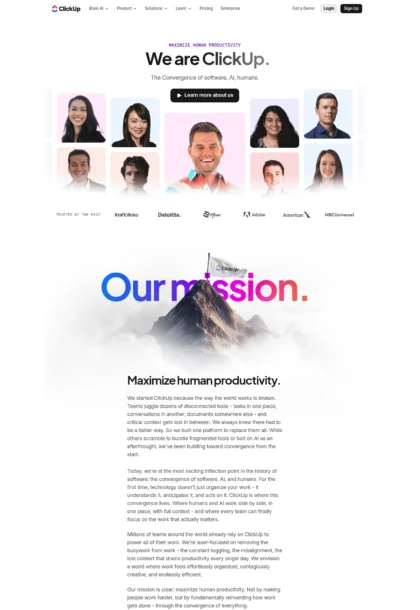 ClickUp About
