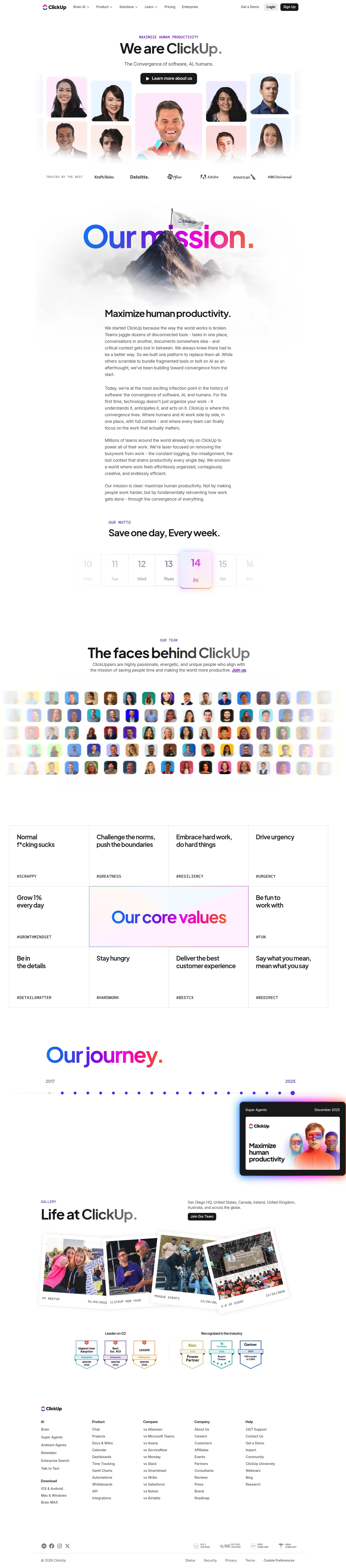 ClickUp About