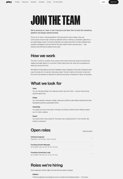 Ploy Careers