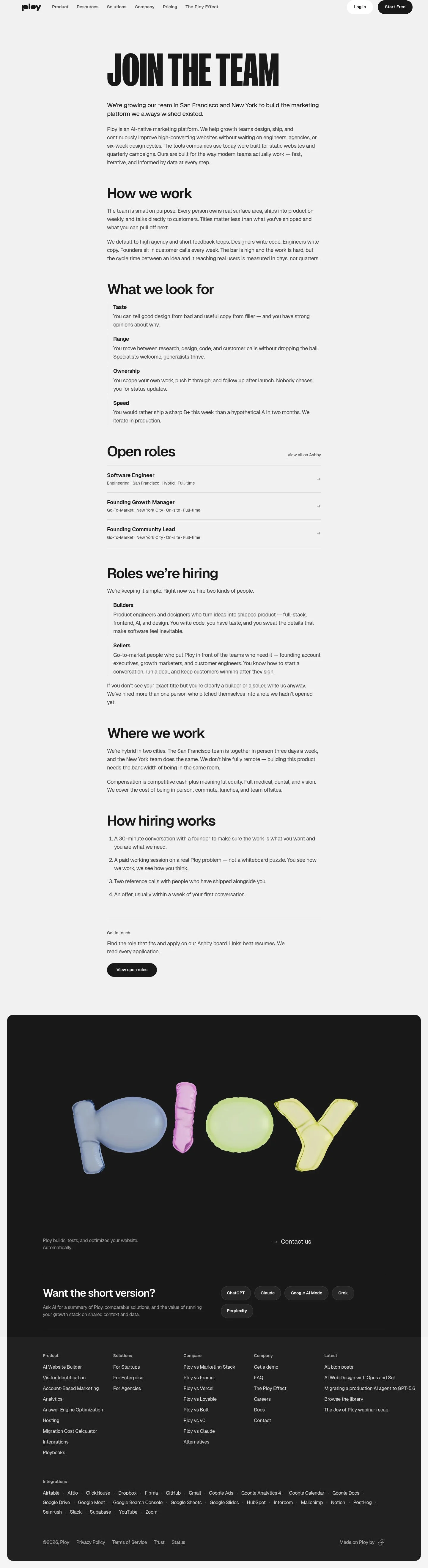 Ploy Careers