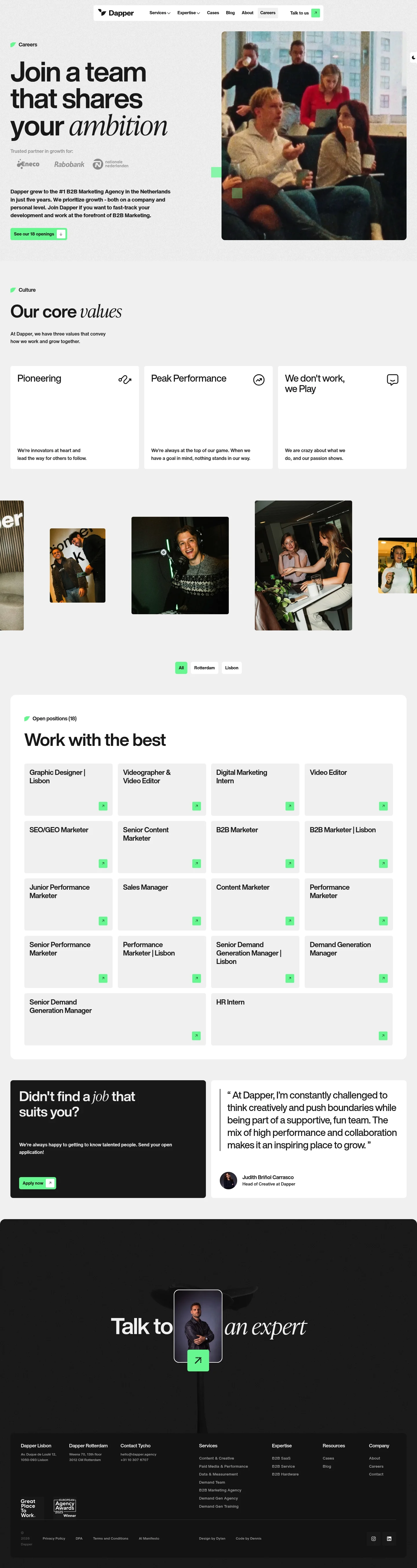 Dapper Careers