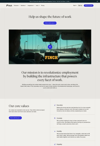 Finch Careers