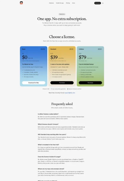 Moxie Pricing